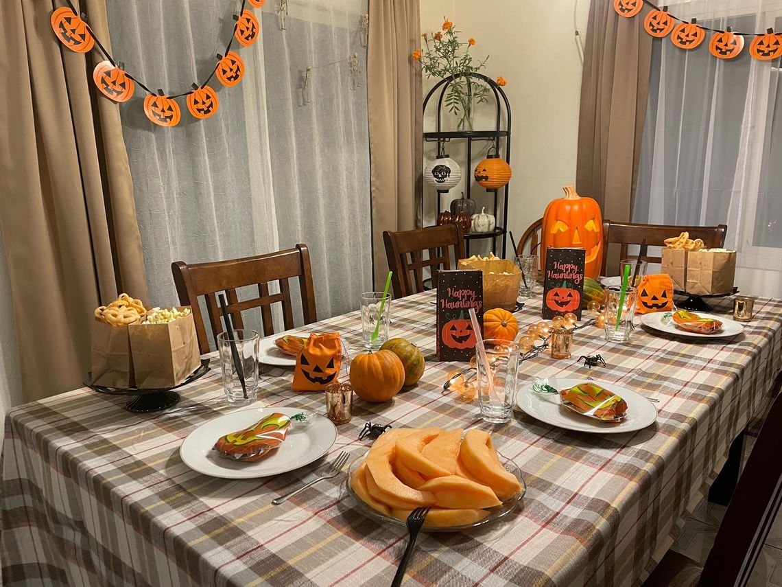 Pumpkins and jack-o’-lanterns