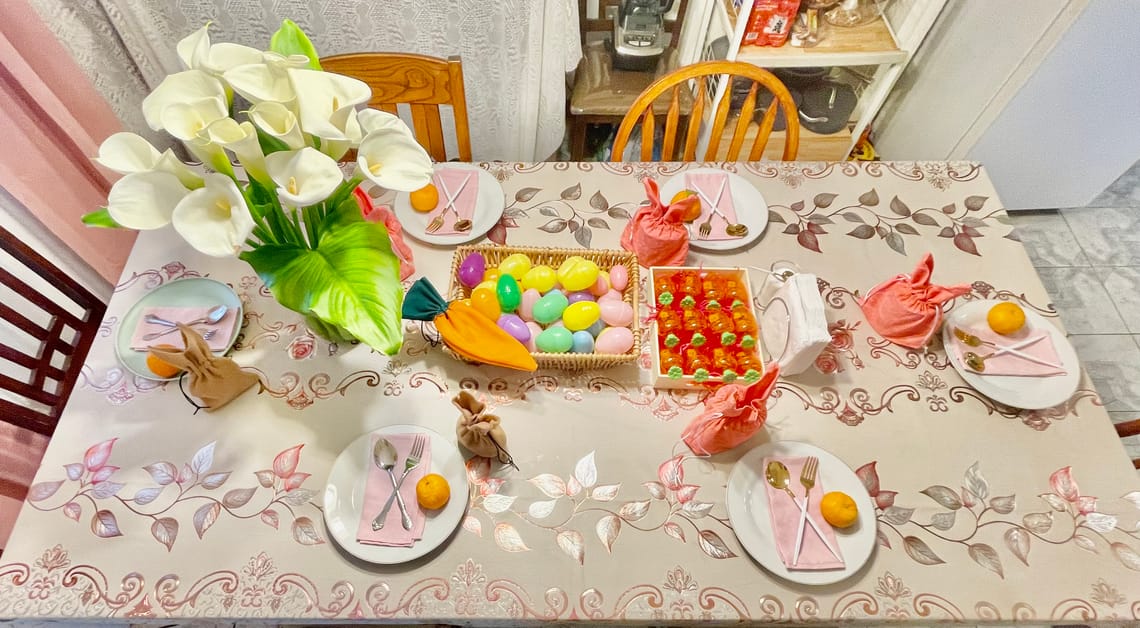 Easter Table Setting