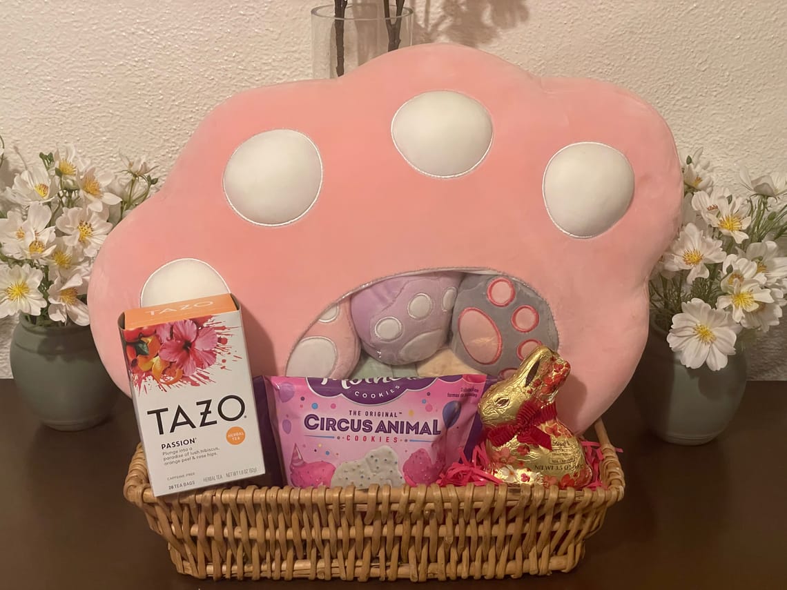 Simple Easter Basket for your Cat/Kawaii Lover