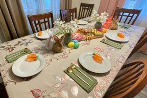 Simple Easter Table Setting