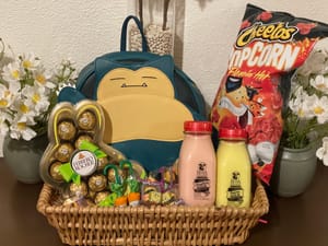 Easter Basket for the Backpack Collector and Foodie