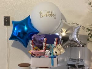 Birthday Balloon Basket